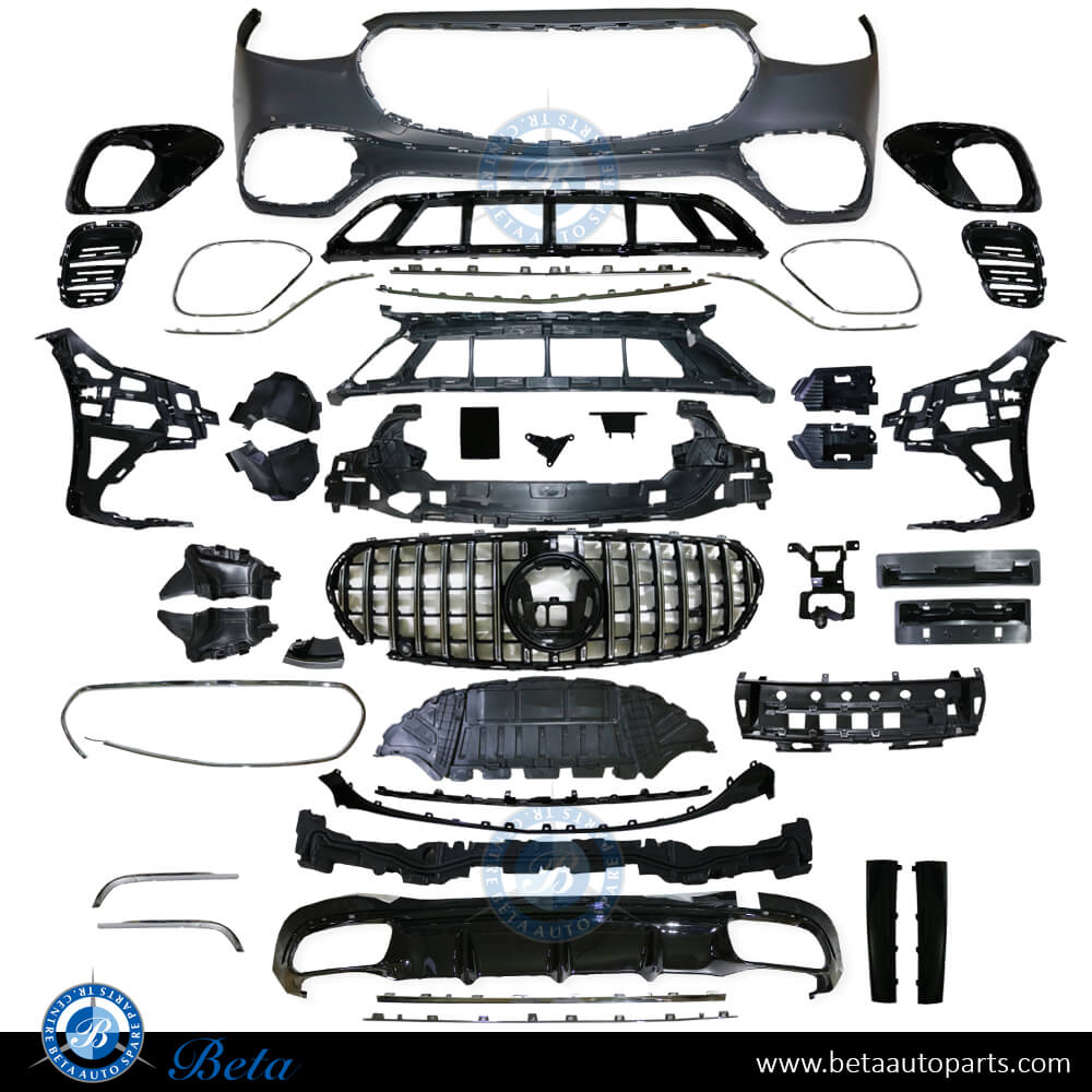 Body Kit AMG S63 Look for Normal AMG for Mercedes S-Class W223 2021-Up models Body Kit AMG S63 Look for Normal AMG for Mercedes S-Class W223 2021-Up models
